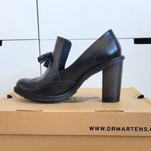 Dr. Martens Jessyca Wingtip Tassel Black Pump